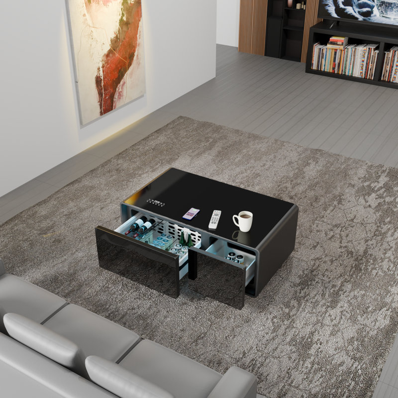 LT US 90 E Glass Top Single Coffee Table Livtab
